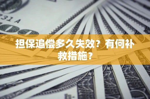 济南担保追偿多久失效?有何补救措施? 济南担保追偿多久失效?有何补救措施?